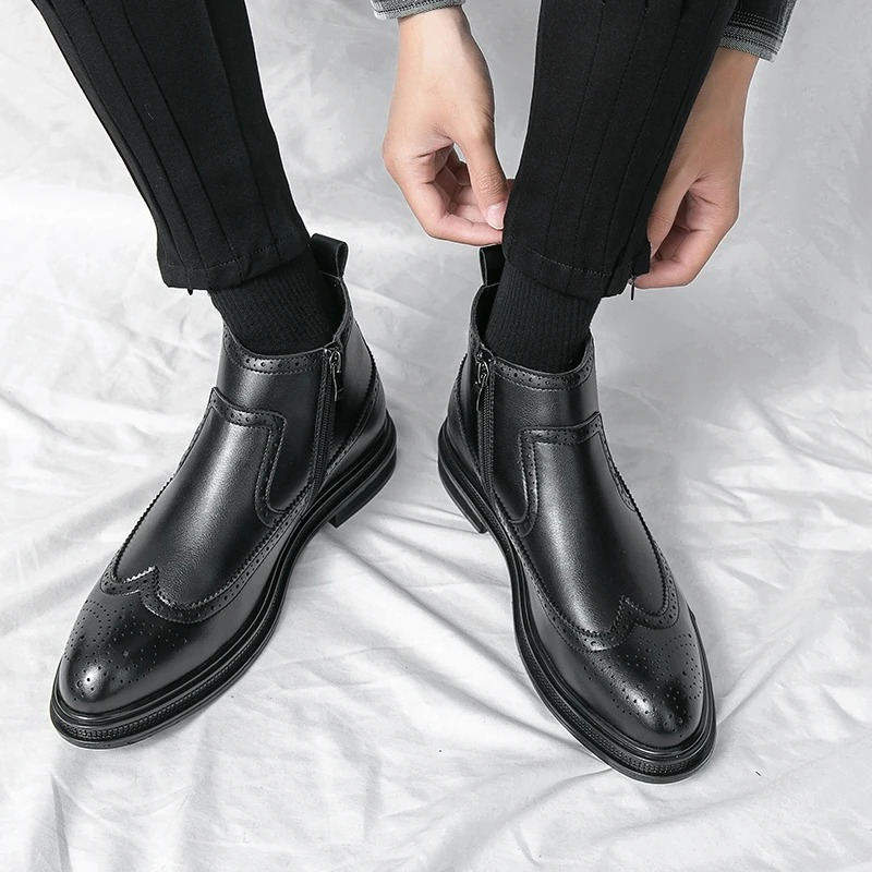 Men'S Shoes Brogues - Bottes Chelsea à lacets latéraux pour