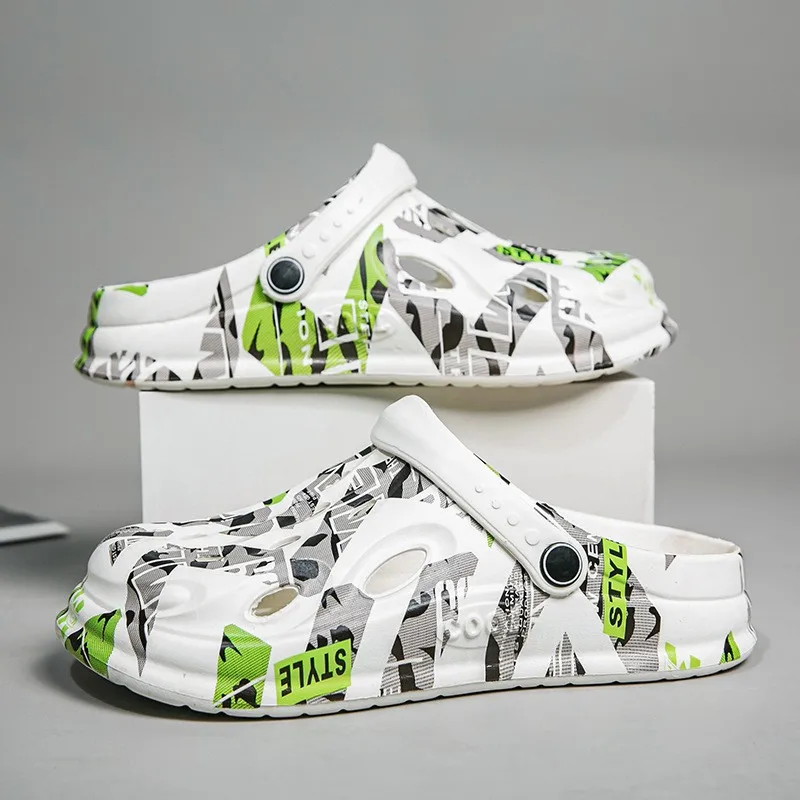 Men'S Shoes With Velcro - Nouvelles pantoufles pour hommes grande taille,