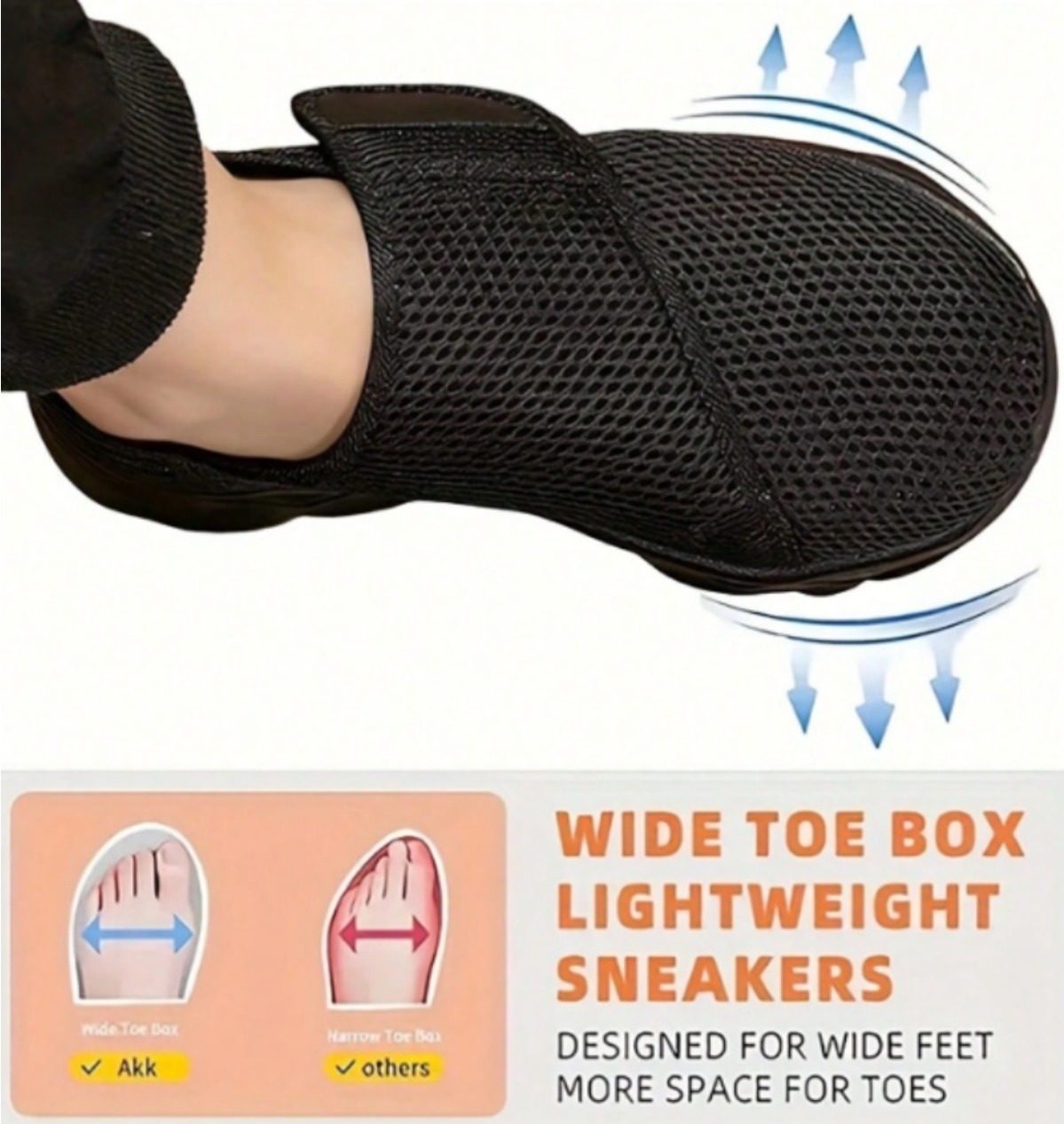 Men Shoes Velcro - Nouvelles chaussures de marche respirantes en