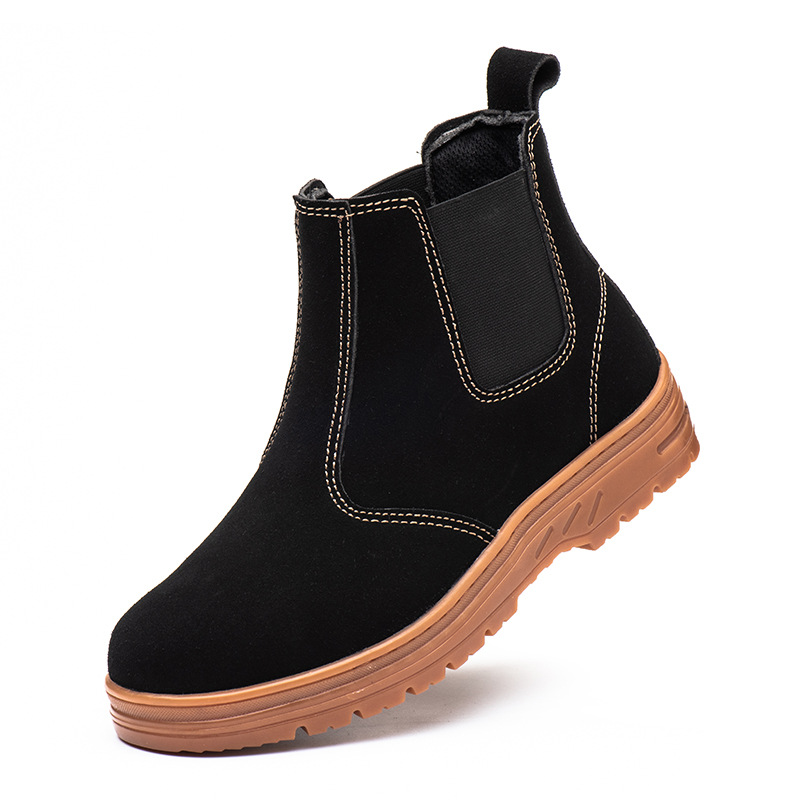Chelsea Boots Suede - Hommes mode embout en acier travail