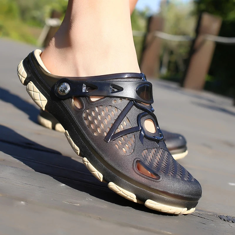 Men'S Shoes Comfortable Walking - Pantoufles de mode sandales décontractées respirantes
