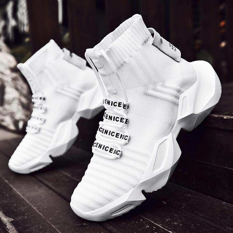 Men Shoes Online Shopping - Grande taille haut massif Sport chaussette