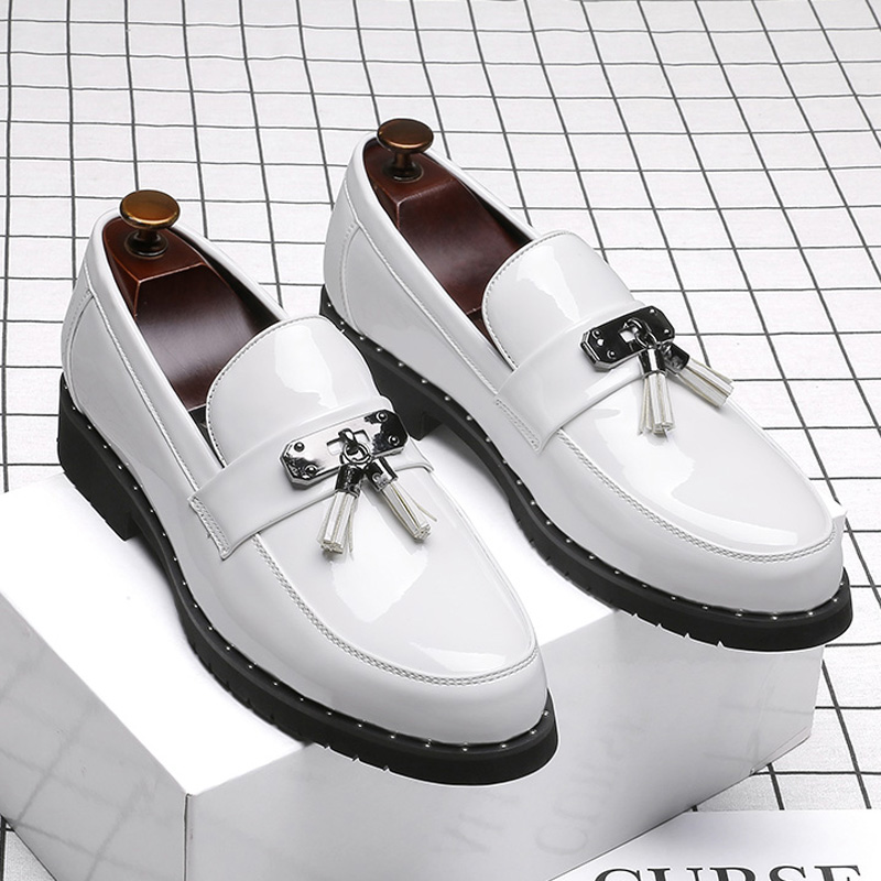Men Shoes Official - Mocassins de luxe à talons bas