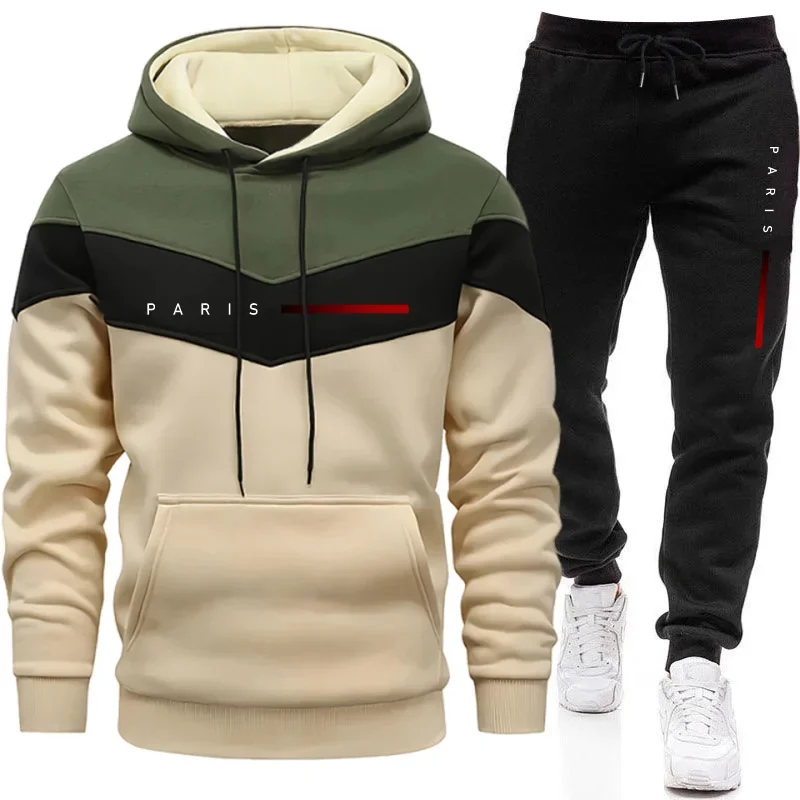 Men Shoes Joggers - Ensemble de sweats à capuche pour