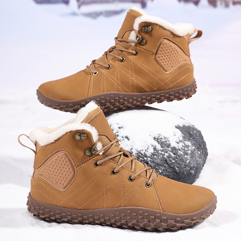 Men'S Shoes Comfortable Walking - Bottes d'extérieur chaudes à bout large