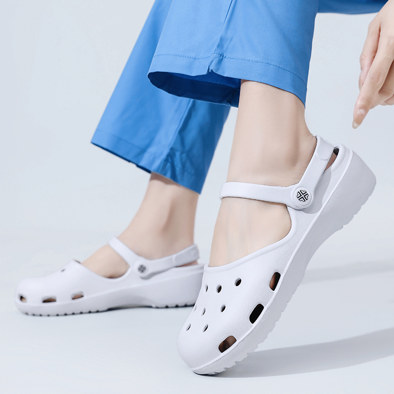 Men'S Shoes With Velcro - Chaussures Croc pour femmes, sandales d'été