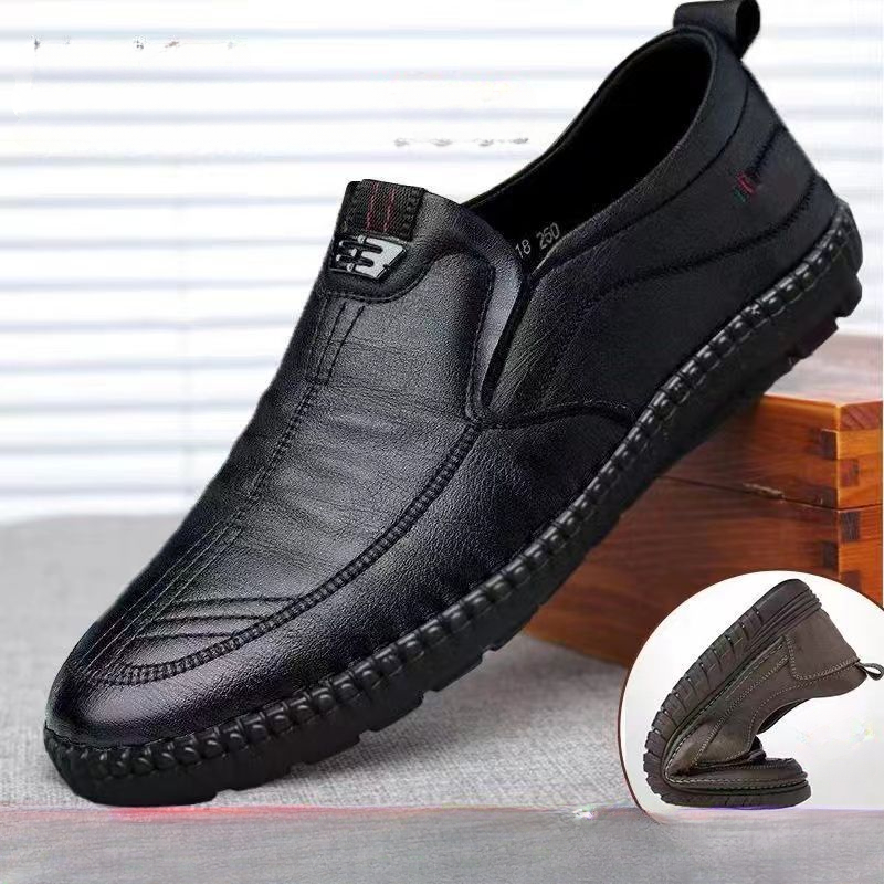 Men Shoes Official - Mocassins en cuir pour hommes, chaussures