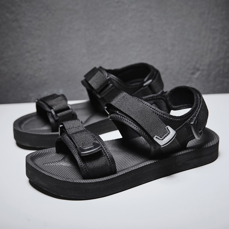 Sandales plates réglables pour - Men Shoes Velcro avis et prix