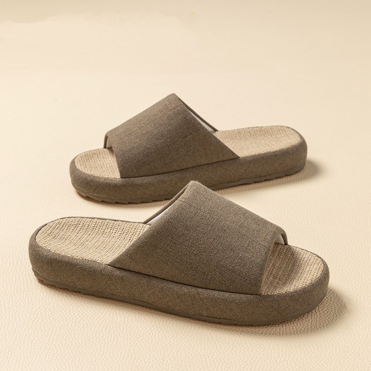 Pantoufles d'été en lin pour f - Men'S Shoes For Summer avis et prix