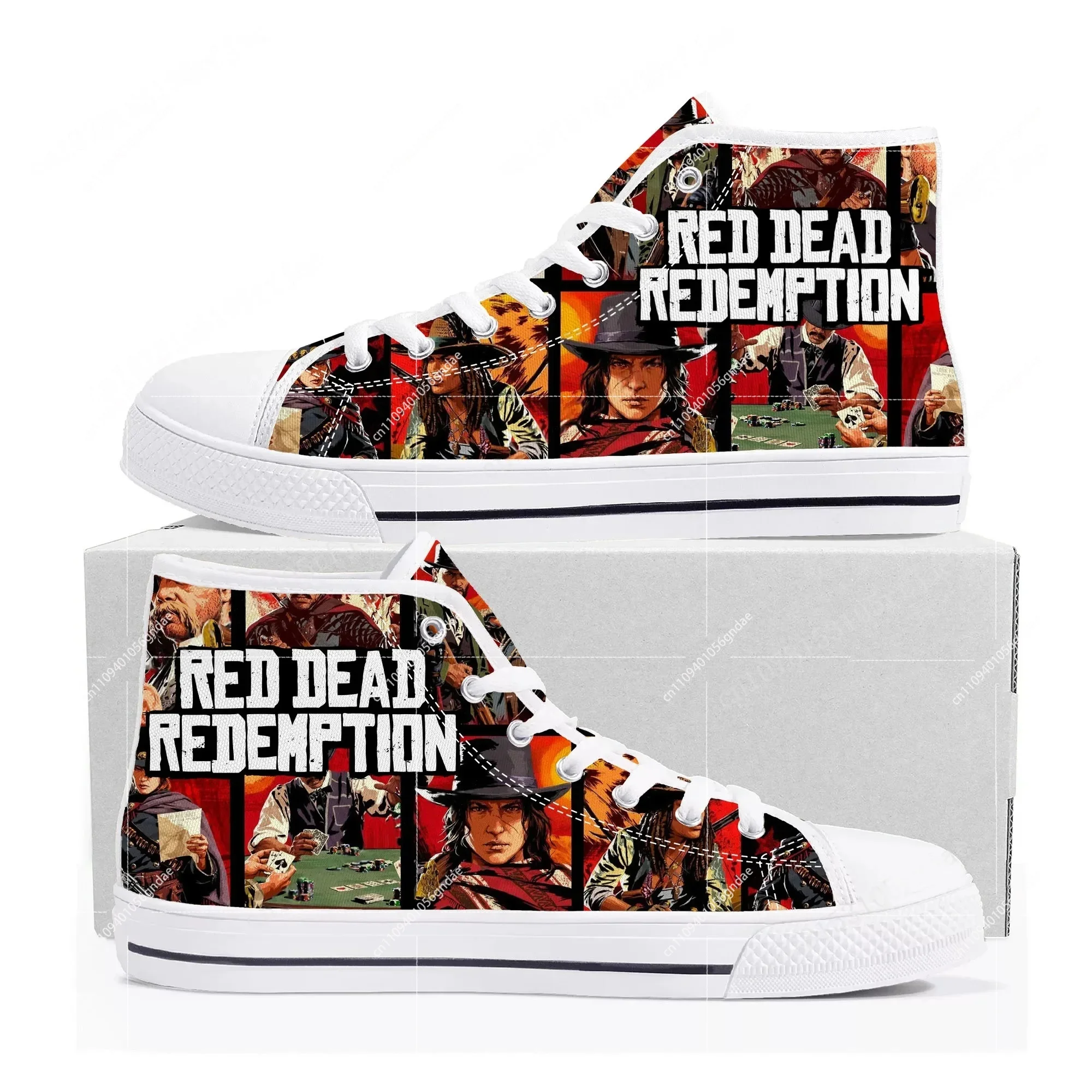 Baskets montantes Red Dead Red - Men Shoes Red avis et prix