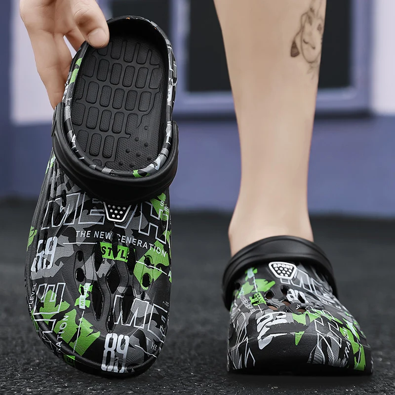Nouvelles pantoufles pour homm - Men'S Shoes With Velcro avis et prix