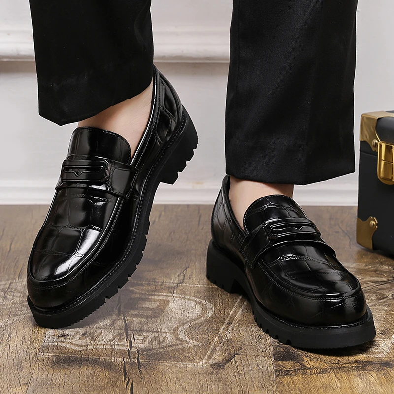 Chaussures en cuir à semelles  - Men Shoes Official avis et prix