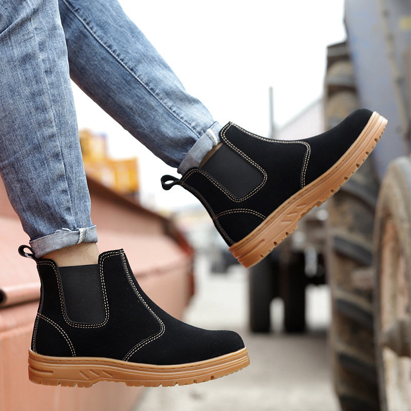 Hommes mode embout en acier tr - Chelsea Boots Suede avis et prix