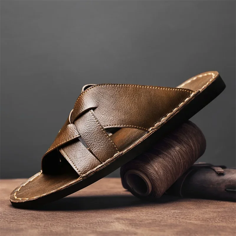 Sandales décontractées en cuir - Men'S Shoes Hey Dude avis et prix