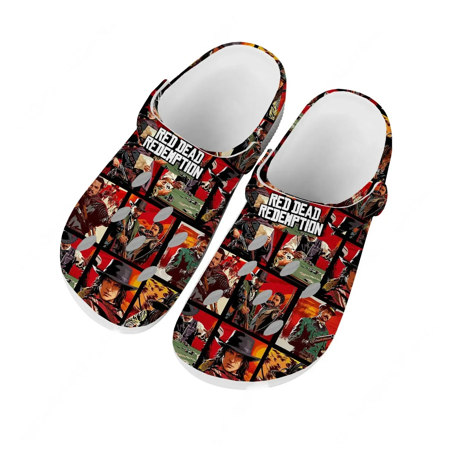 Sandales Red Dead Redemption p - Men Shoes Red avis et prix