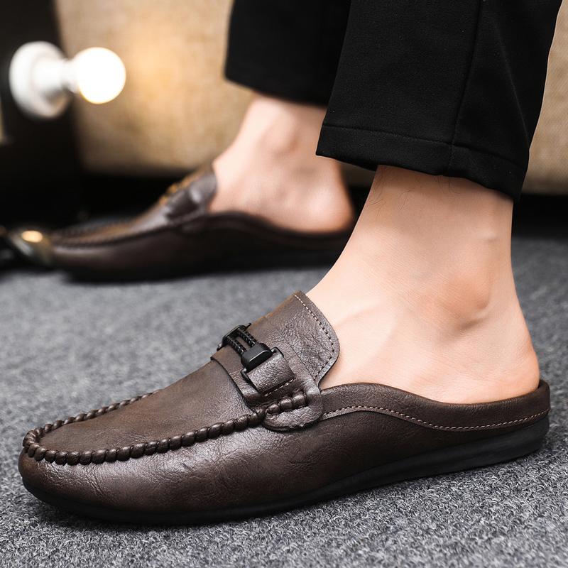 Demi-pantoufles d'été pour hom - Men'S Shoes Comfortable Walking avis et prix