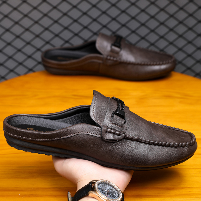 Demi-pantoufles d'été pour hom - Men'S Shoes Comfortable Walking avis et prix