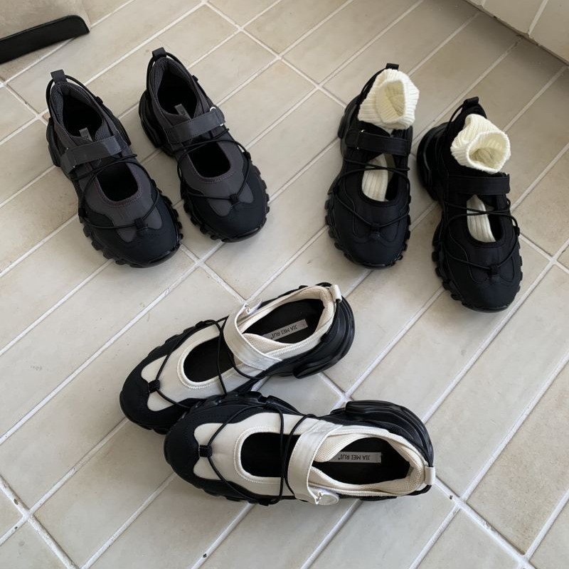 Chaussures Mary Jane sportives - Men Shoes Velcro avis et prix