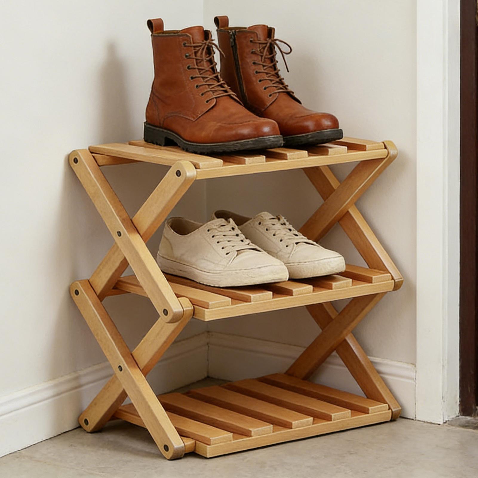 Étagères à chaussures en bois  - Men Shoes Rack avis et prix