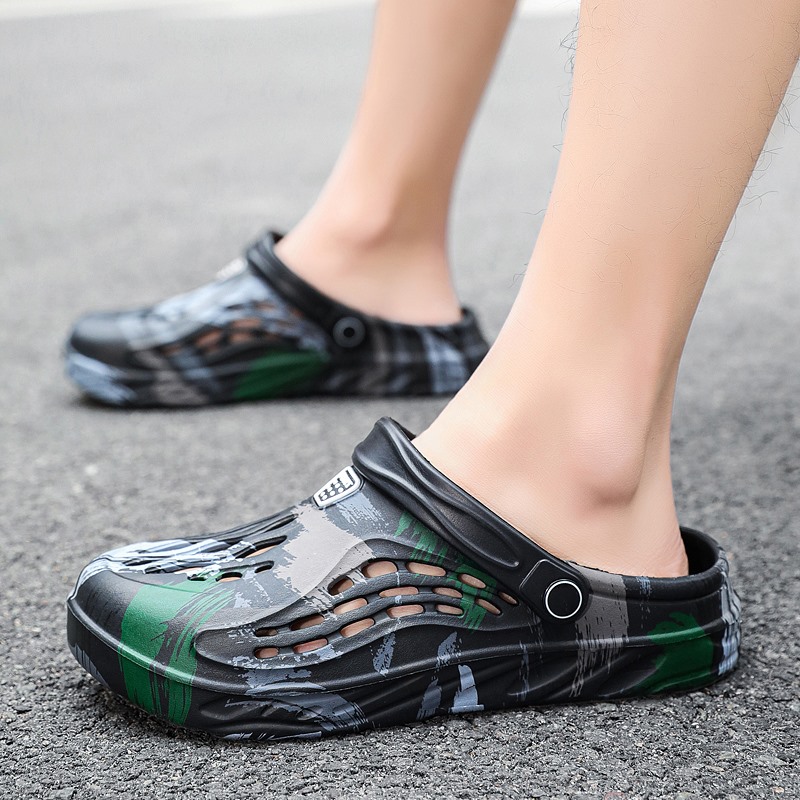 Sandales d'été pour hommes, mo - Men'S Shoes With Velcro avis et prix