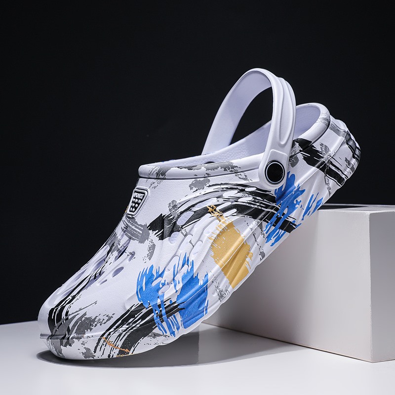 Sandales d'été pour hommes, mo - Men'S Shoes With Velcro avis et prix