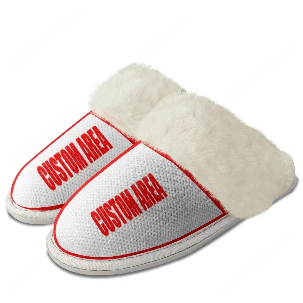 Pantoufles en peluche motif fe - Men Shoes Red avis et prix
