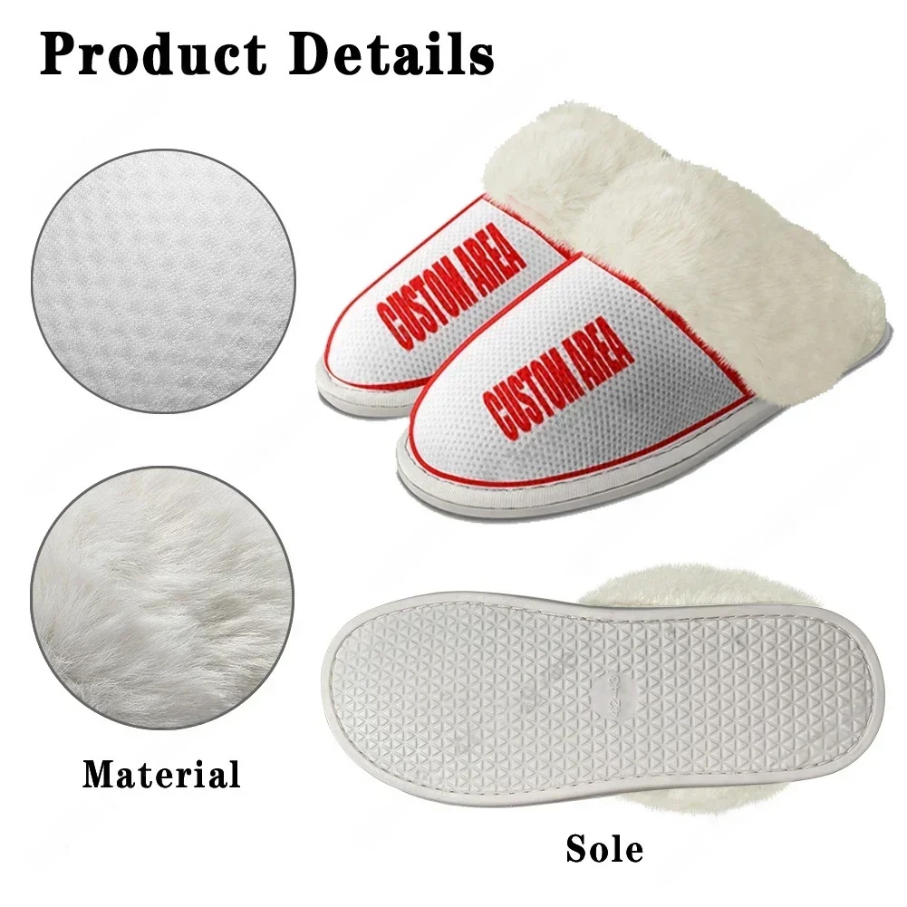 Pantoufles en peluche motif fe - Men Shoes Red avis et prix