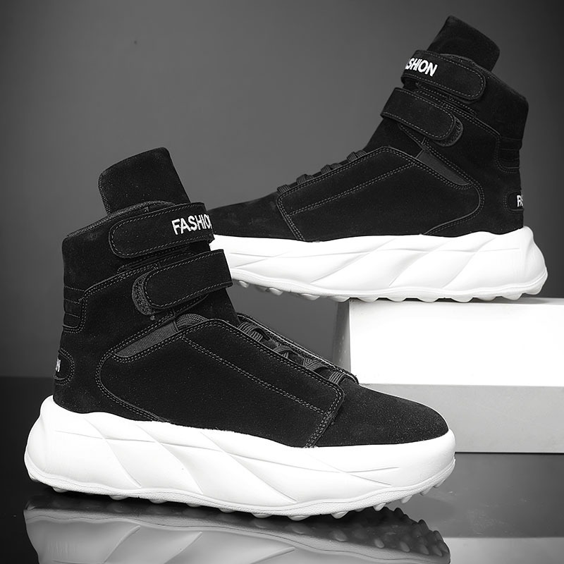 Baskets montantes violettes 20 - Men Shoes Velcro avis et prix