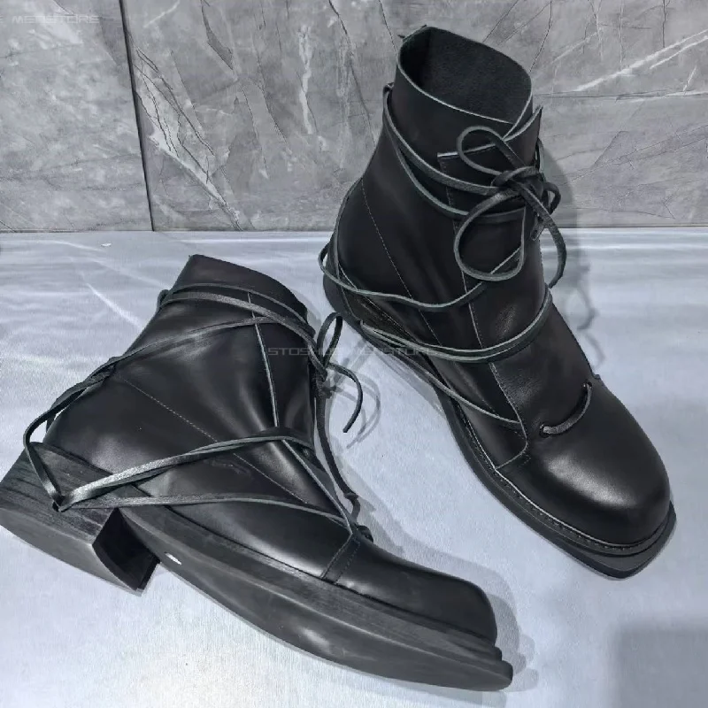 Bottes courtes carrées en cuir - Chelsea Boots Suede avis et prix