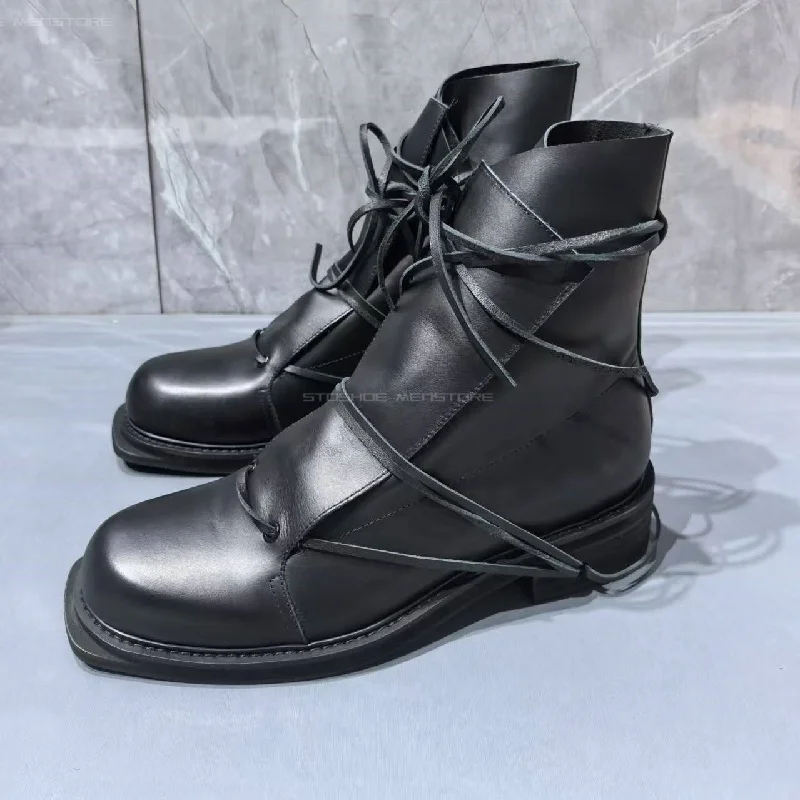 Bottes courtes carrées en cuir - Chelsea Boots Suede avis et prix