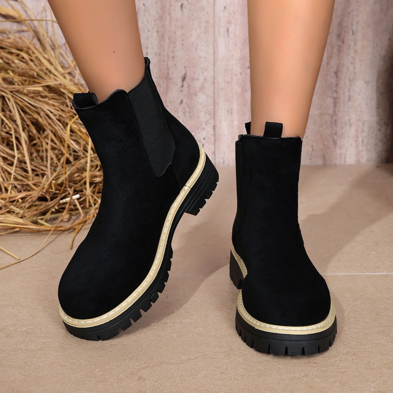 Bottes Chelsea à semelle crant - Chelsea Boots Suede avis et prix