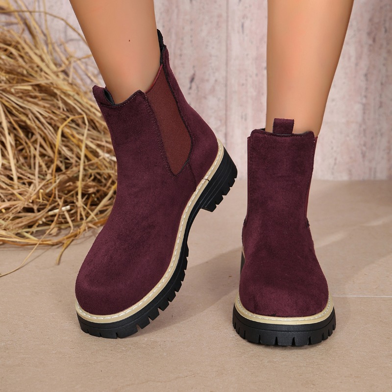 Bottes Chelsea à semelle crant - Chelsea Boots Suede avis et prix