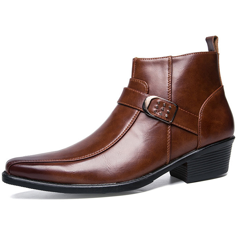 Bottines de Cowboy rétro en cu - Chelsea Boots Suede avis et prix