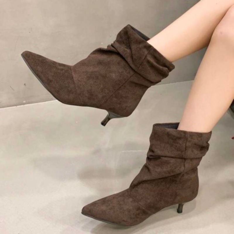 Bottines Chelsea marron rétro  - Chelsea Boots Suede avis et prix