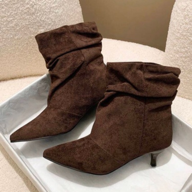 Bottines Chelsea marron rétro  - Chelsea Boots Suede avis et prix