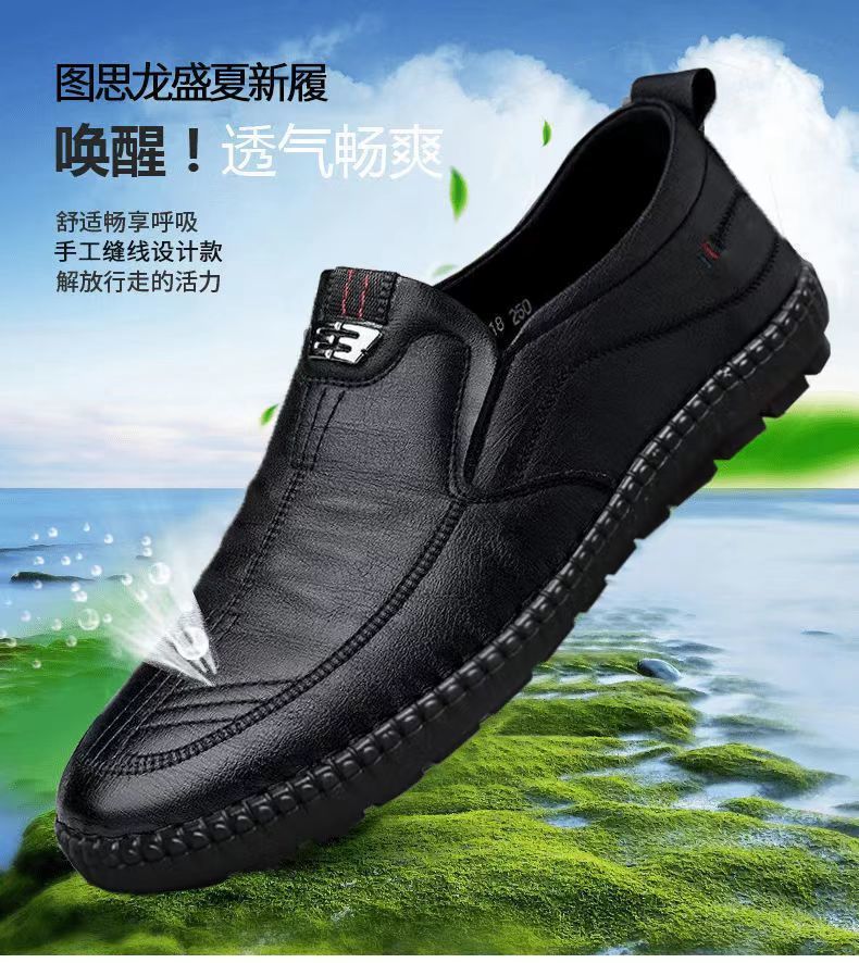 Mocassins en cuir pour hommes, - Men Shoes Official avis et prix