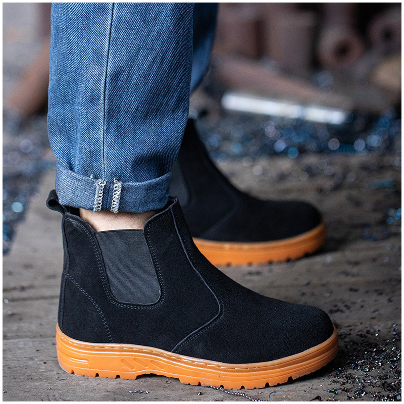 Embouts en acier pour hommes,  - Chelsea Boots Suede avis et prix